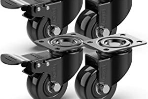 Pack de 4 ruedas pequeñas para muebles duras giratorias fijas 30mm -  TodoMasBarato